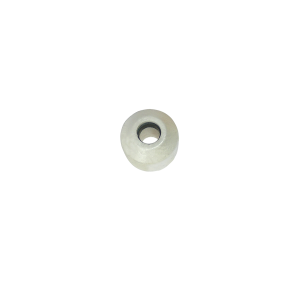 A single small, round, light-colored object with a hole in the center, resembling a bead or wheel, from the MS01-PP Series Magnetic Float Sensor, placed on a plain white background. by Standex Detect